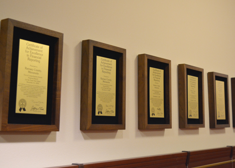 Awards from the Government Finance Officers Association