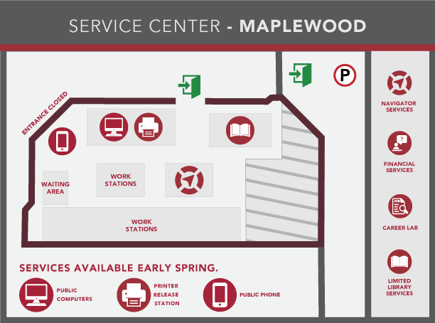 Image of Ramsey County Service Center - Maplewood layout