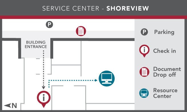 Image of Ramsey County Service Center - Shoreview layout
