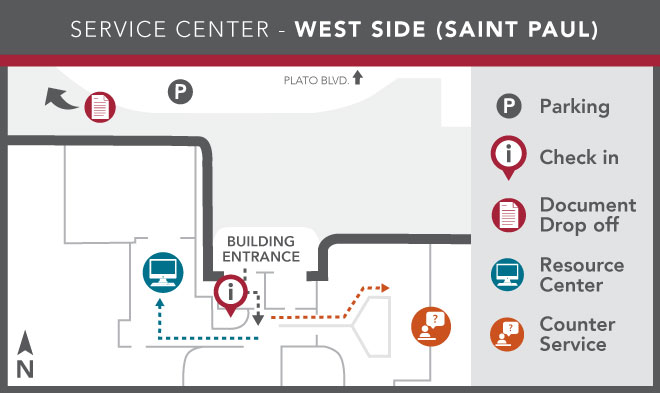 Ramsey County Service Center - West Side (Saint Paul) layout Image of Ramsey County Service Center - West Side (Saint Paul) layout