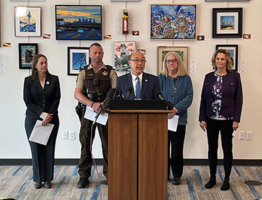  Tara Jebens-Singh, Jeremy Bolen, John Choi, Sue Abderholden, and Amy Caron