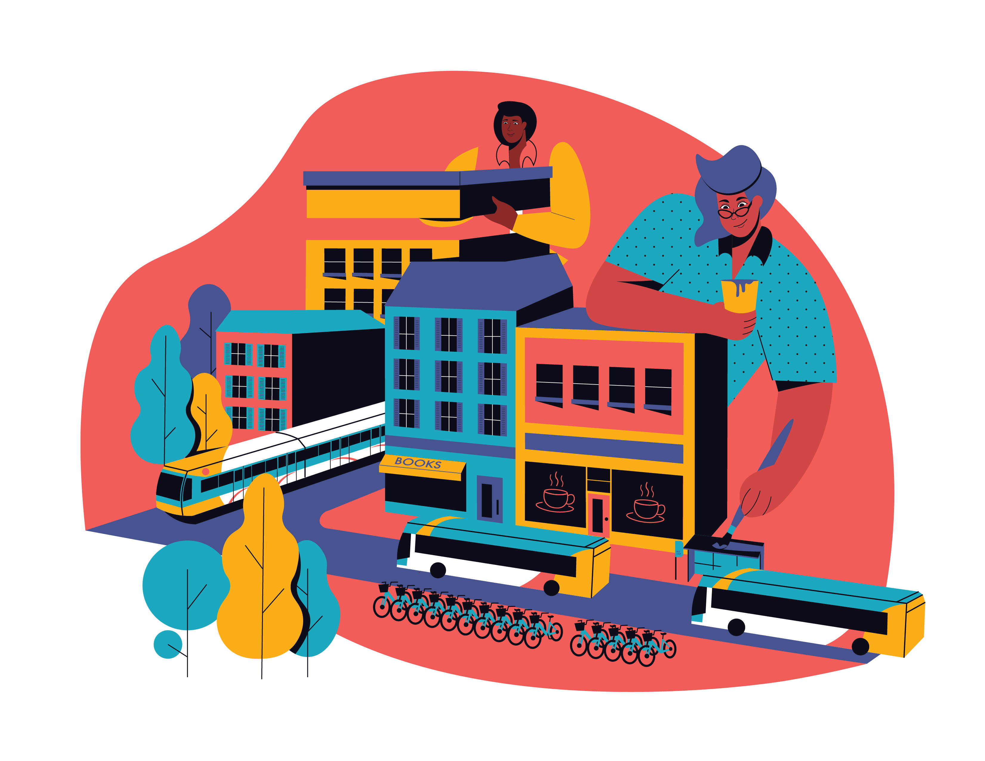 Foster inclusive economic development within county transit and key commercial corridors illustration