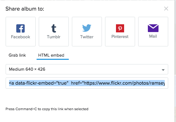 HTML Embed