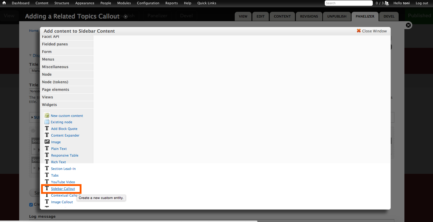 Image about "related topics"