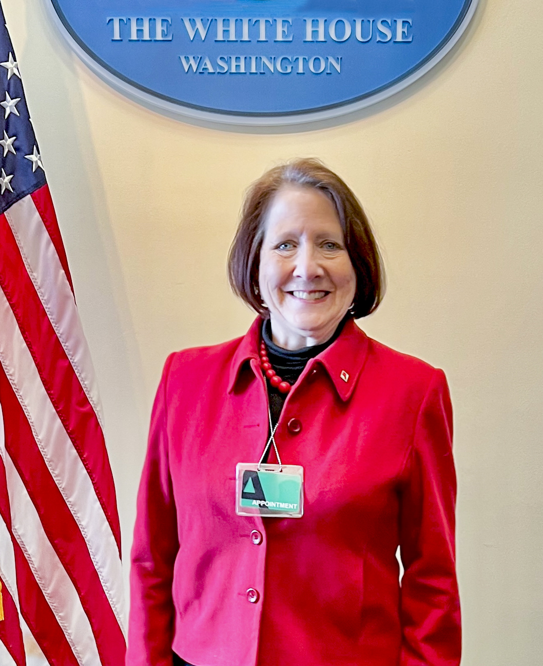 Commissioner McGuire at White House