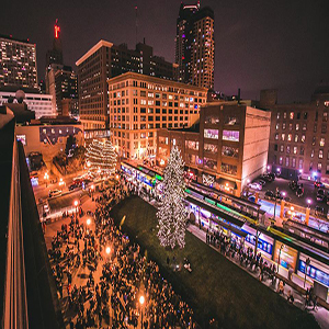 Union Depot holiday tree