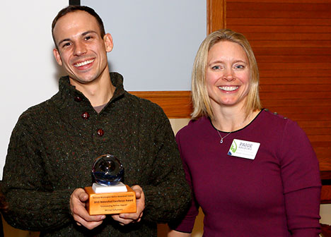 Michael Schumann receives the 2019 Watershed Excellence Award for Outstanding Partner