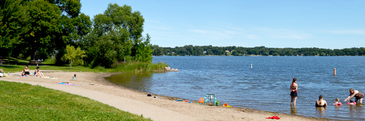 Unguarded Ramsey County beach