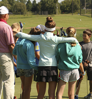 Youth at the fifth annual Fall Golf Classic