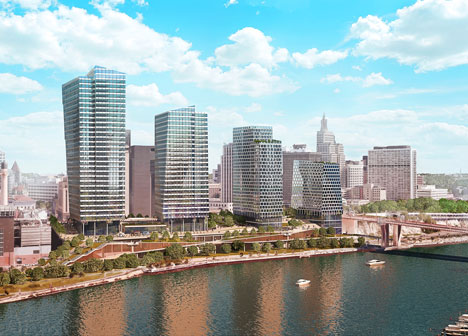 Rendering of Riversedge development