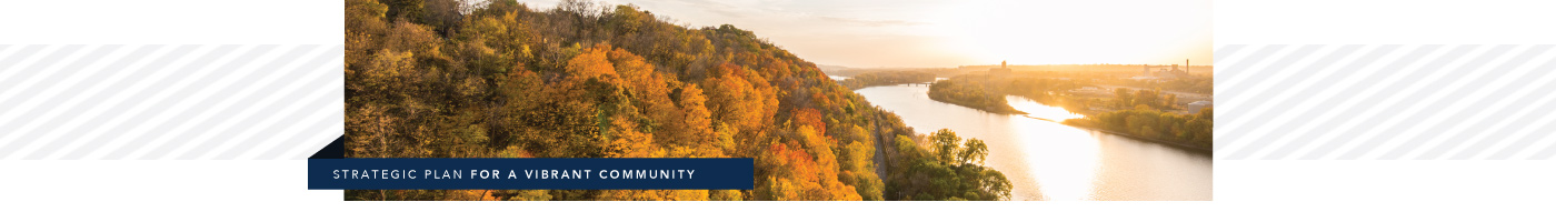 Mississippi river in the fall.