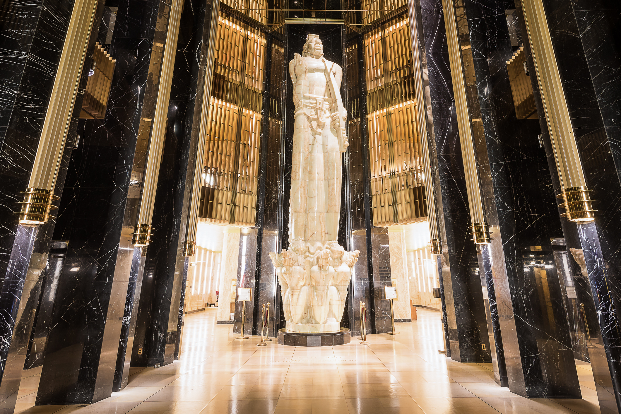 Vision of Peace statue in Saint Paul City Hall - Ramsey County Courthouse