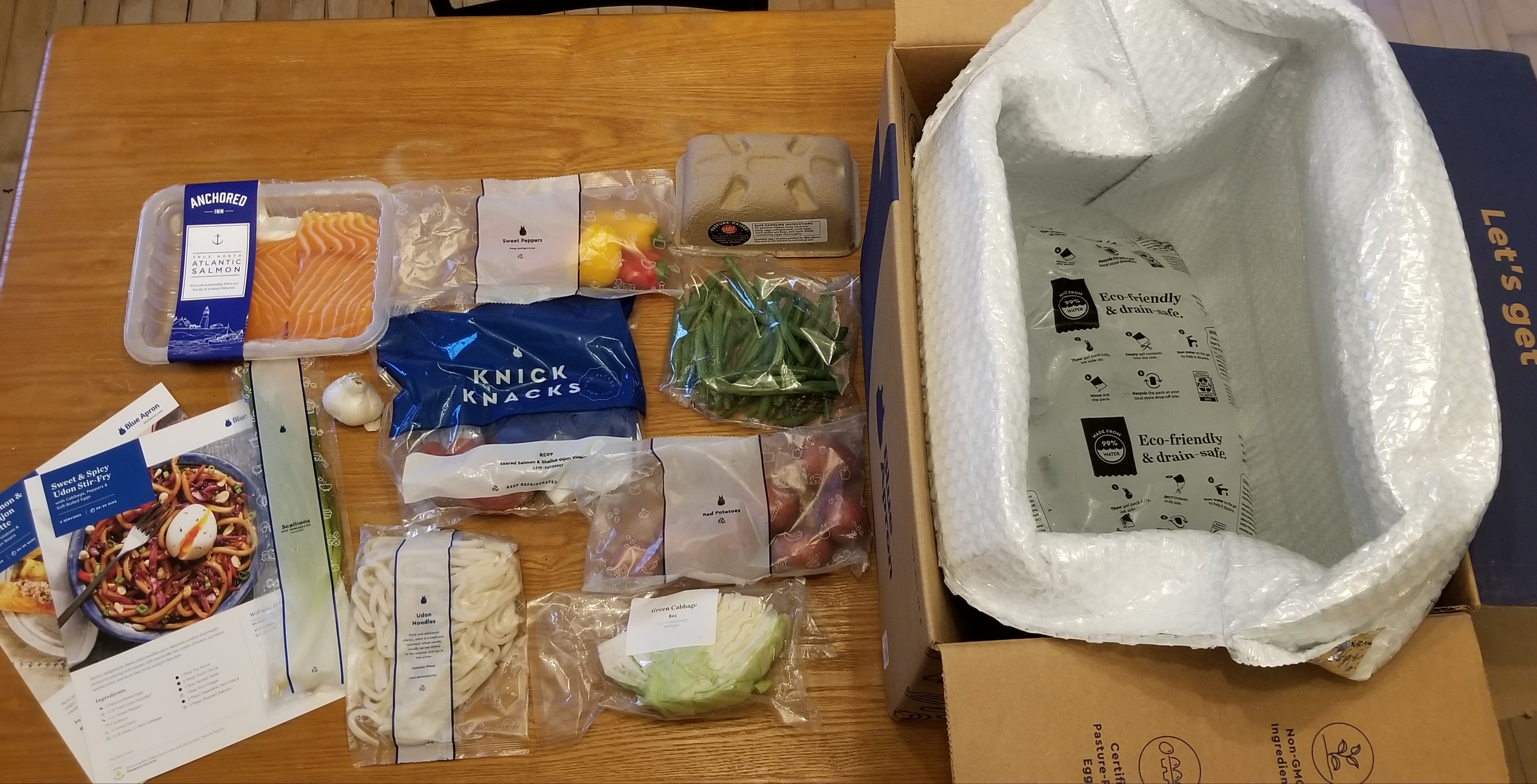 meal delivery kit packaging