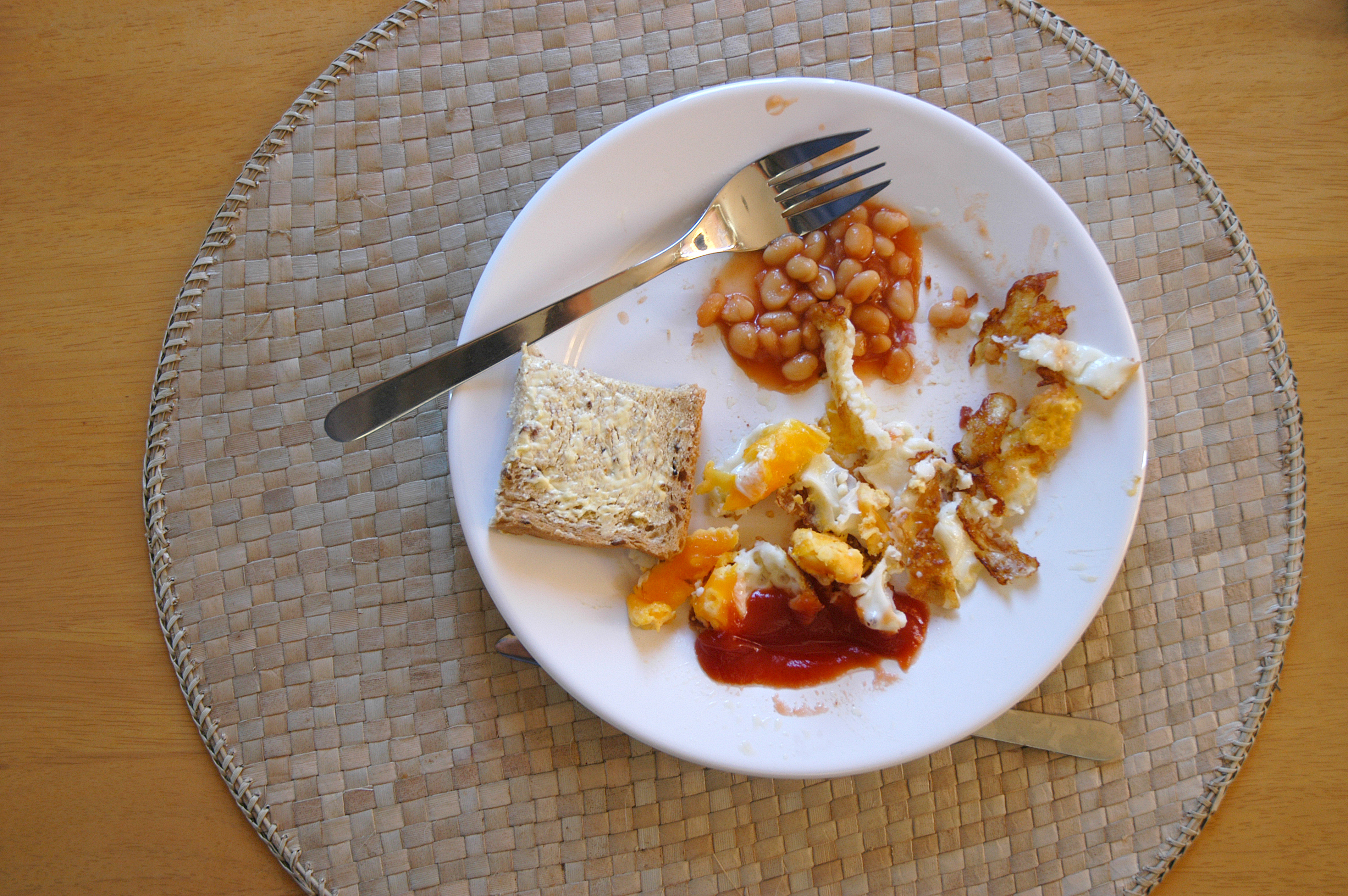 Plate of food 