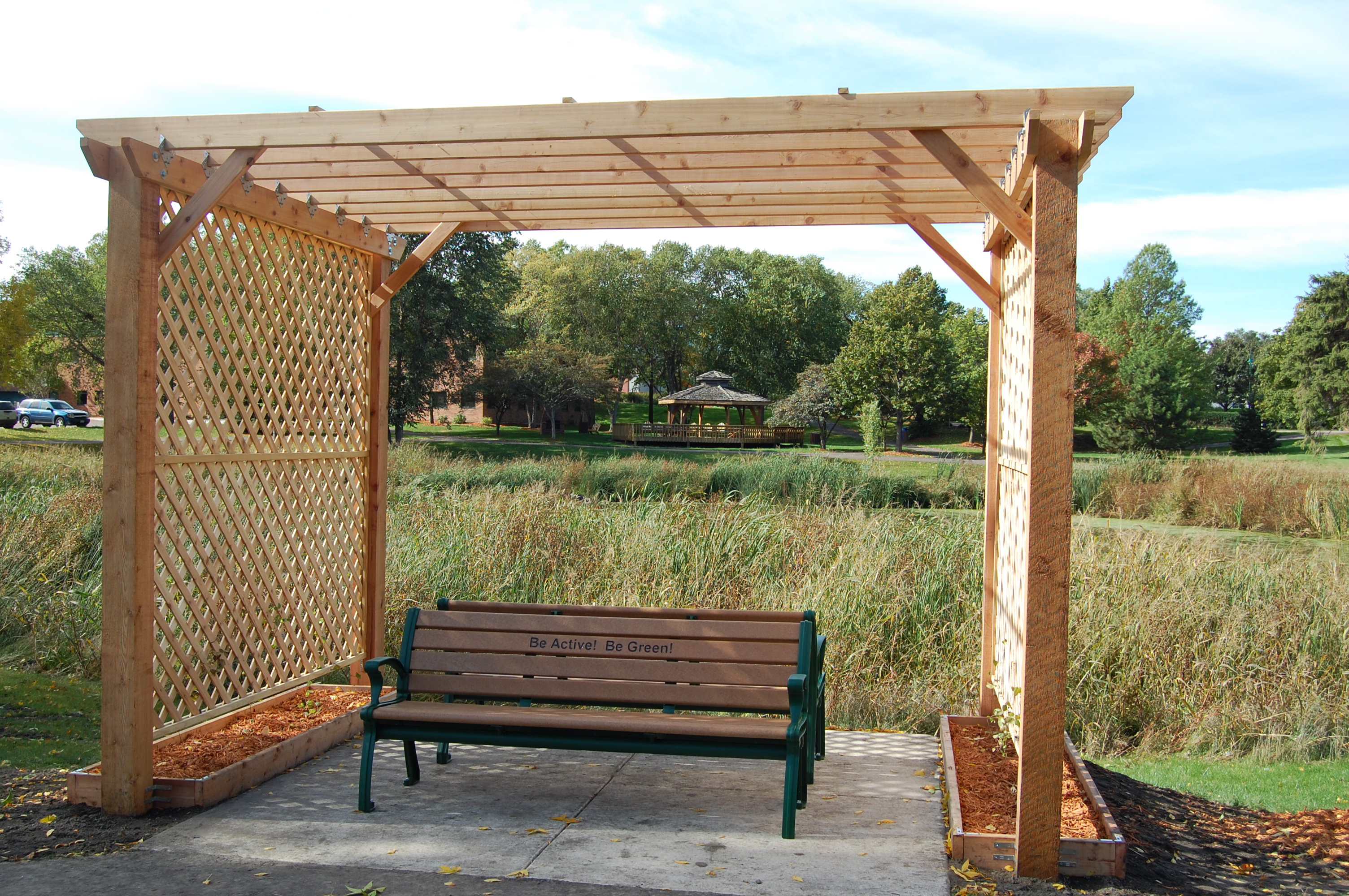 Bench in a park