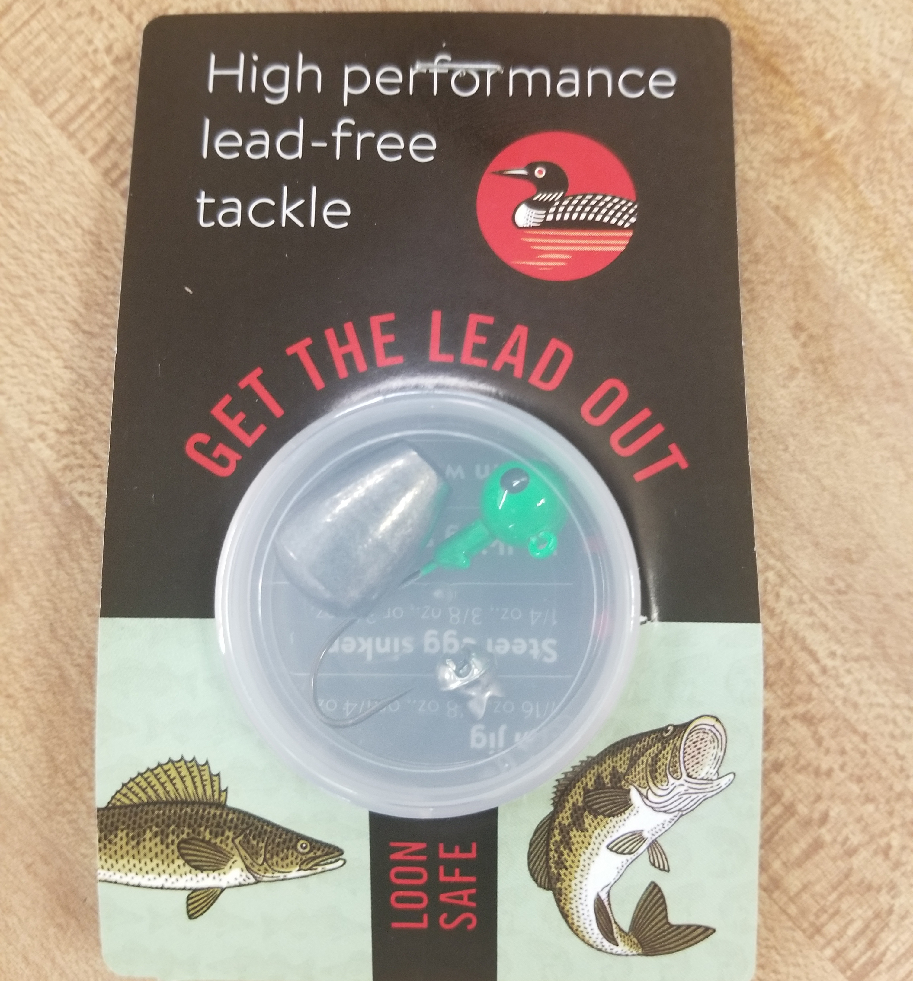 Lead free fishing tackle 