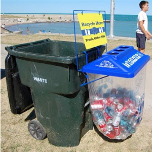 Side Kick Recycling Container side kick recycling container