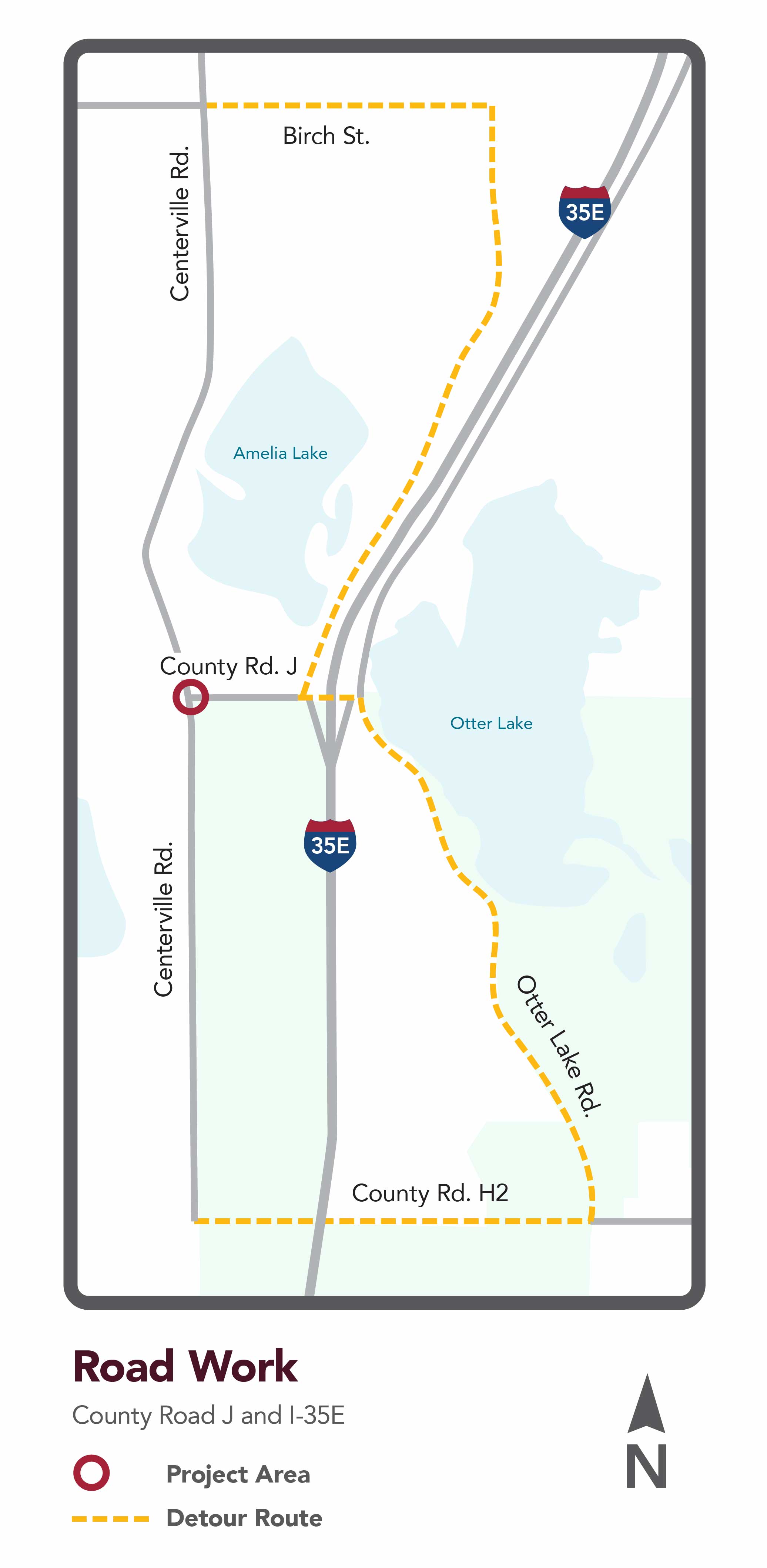 County Rd J_Detour map 