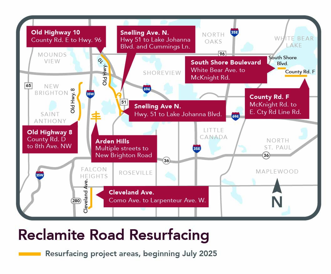 Reclamite Resurfacing map