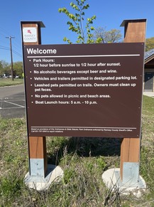 Park Rules Sign