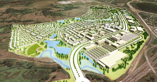 Rice Creek Commons artist rendering Rice Creek Commons artist rendering