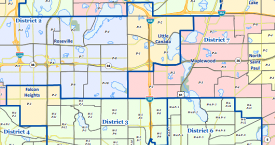 Illustration of a precinct map