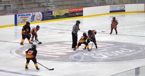 Puck drop at Vadnais Sports Center