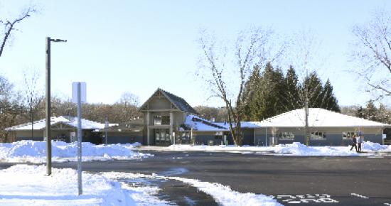 Main building at Tamarack Nature Center Main building at Tamarack Nature Center