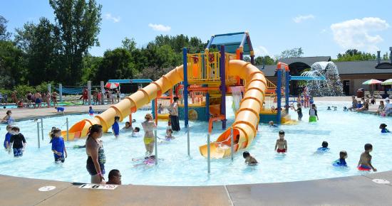 Battle Creek Waterworks play area Battle Creek Waterworks play area