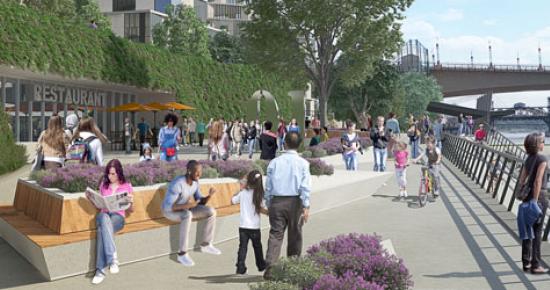 Riversedge plaza rendering