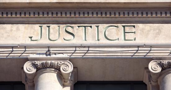Justice sign