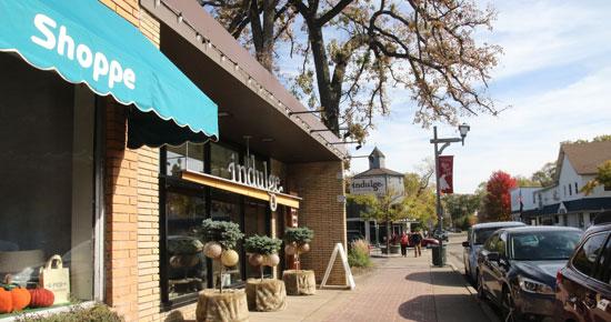Shops in downtown White Bear Lake Shops in downtown White Bear Lake