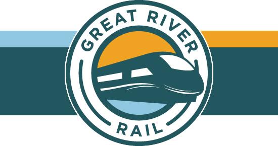 logo for great river rail commission