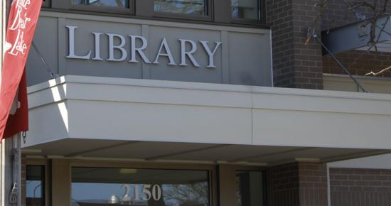 White Bear Lake Library entrance