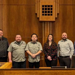 Fleet Management Team at the board meeting