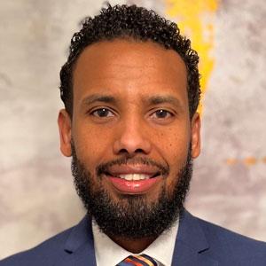 Portrait of Nadir Abdi.